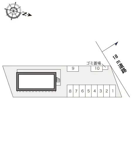 ★手数料０円★清瀬市中清戸　月極駐車場（LP）